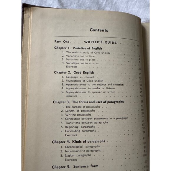 Writers Guide And Index To English By Porter G. Perrin 1942 Hardcover - Picture 9 of 16